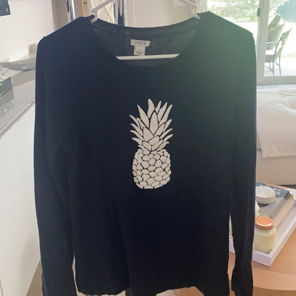 J Crew woman’s navy blue sweater